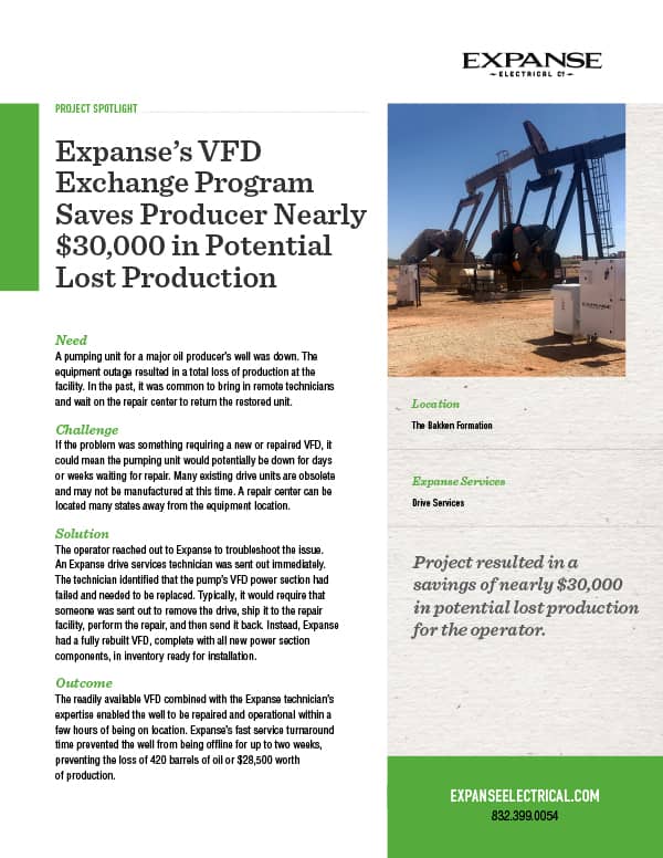 VFD Drive Exchange Program Spotlight