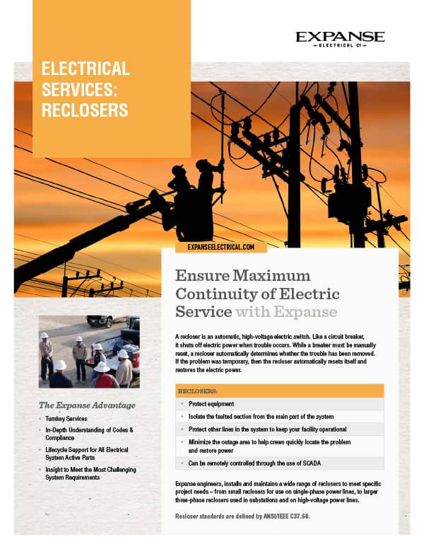 Electrical Reclosers Brochure