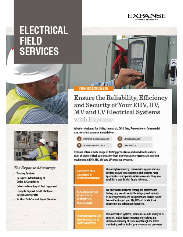 Electrical Field Services Brochure