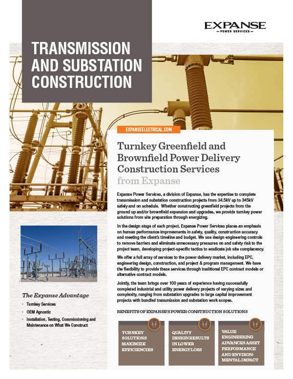 Transmission and Substation Construction Brochure