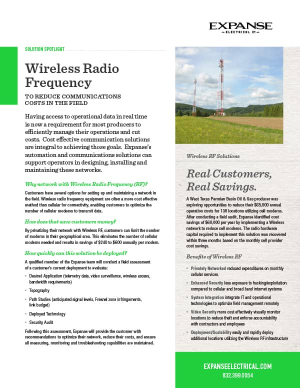 Wireless Radio Frequency Spotlight