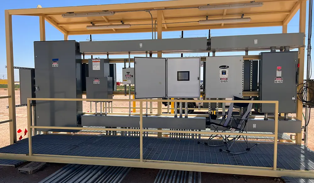 automation control panel skid