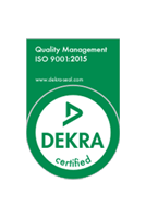 ISO 9001:2015 Dekra Certified